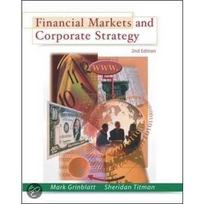 Afbeelding van Financial Markets &amp; Corporate Strategy