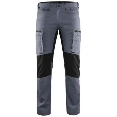Image de Pantalon services stretch gris/noir