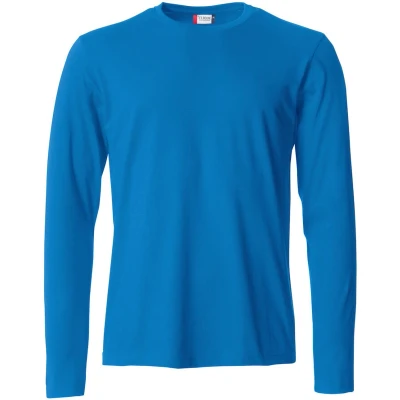 Afbeelding van Clique Basic T L/S 029033 Kobalt 4XL