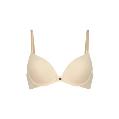 Afbeelding van Hunkemöller Dames Lingerie Voorgevormde beugel bh Plunge Beige maat D70