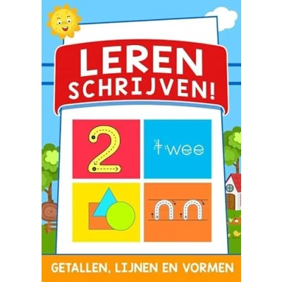 Afbeelding van Leren Schrijven! : Getallen, Lijnen en Vormen