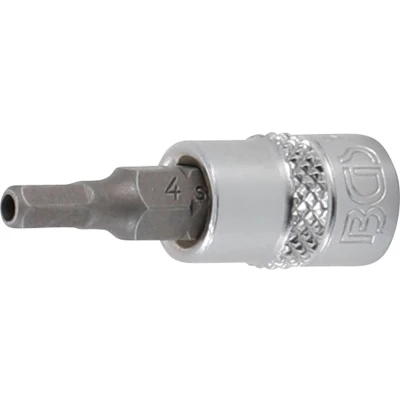 Afbeelding van BGS Dopsleutelbit 1/4&quot; binnenzeskant met boring 4 mm