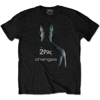 Afbeelding van Tupac Changes Heren T shirt 2XL Zwart