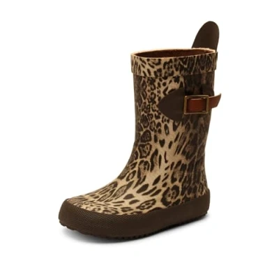 Afbeelding van Bisgaard Scandinavia Regenlaarzen voor kinderen, Maat: 22, Leopard Natuurrubber