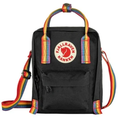 Afbeelding van Fjällräven Kanken Sling Shoulderbag Rainbow Black