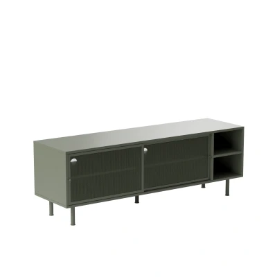Afbeelding van Sadie tv meubel 160 cm olijfgroen