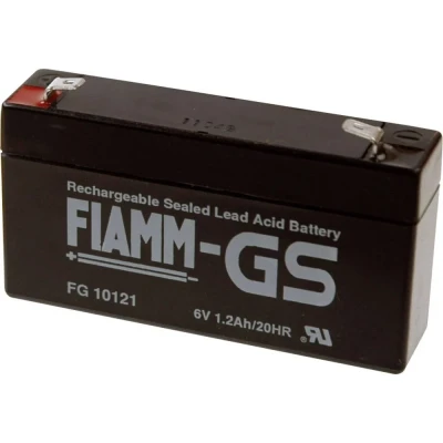 Afbeelding van Fiamm PB 6 1,2 4,8 Loodaccu V 1.2 Ah Loodvlies (AGM) (b x h d) 97 58 54 mm Kabelschoen 4.8 Onderhoudsvrij, Geringe zelfontlading