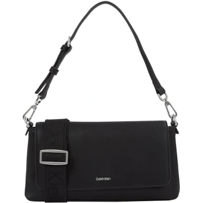 Afbeelding van Calvin Klein MUST Convertible Shoulder BAG Schoudertas, Dames, Maat: One Size, Black