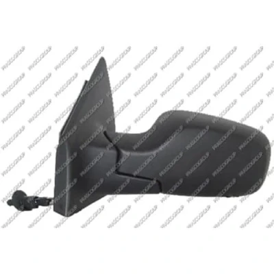 Afbeelding van Buitenspiegel Prasco RN3257124P Premium Links Met grondlaag Manueel, Mechanisch Van binnen instelbaar, Instellen: kabel, Bol vormig
