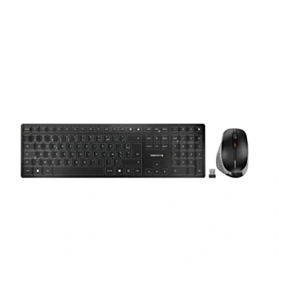 Afbeelding van CHERRY STREAM KEYBOARD TKL, bekabeld mechanisch toetsenbord zonder cijferblok, EU lay out (QWERTY), stille toetsaanslag, uniek typgevoel, wit grijs
