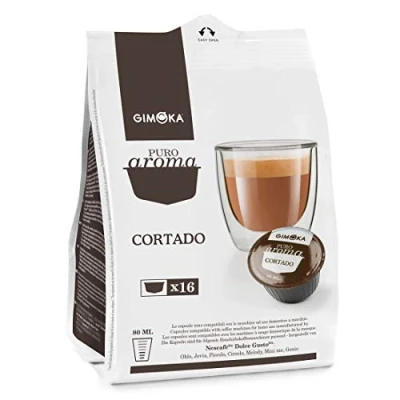 Afbeelding van Gimoka capsules compatibel met Nescafè Dolce Gusto, Gusto Cortado 4 verpakkingen van 16 64