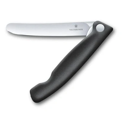 Afbeelding van Victorinox Swiss Classic tomatenmes inklapbaar 11cm RVS zwart