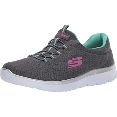 Afbeelding van Skechers Sneakers laag, Dames, Maat: 41, Grau Textiel