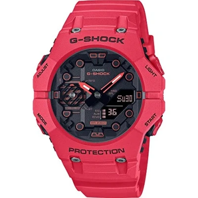 Afbeelding van Casio heren Classic horloge GA B001 4AER in de kleur Roze