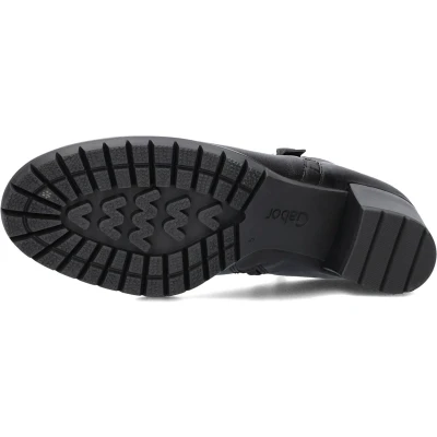 Afbeelding van Gabor 653.2 Enkellaarsjes Enkelboots met rits Dames Zwart Maat 40