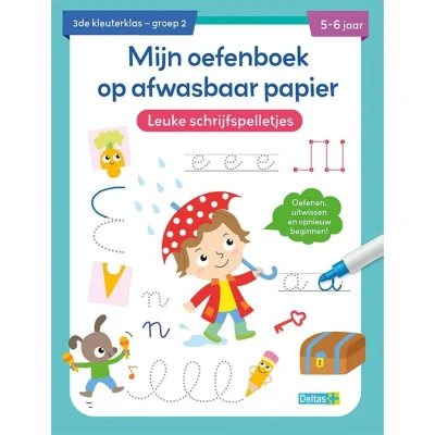 Afbeelding van Uitgeverij deltas mijn oefenboek leuke schrijfspelletjes