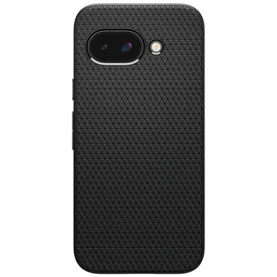 Afbeelding van Spigen Liquid Air Google Pixel 9a Matte Black (Google 9a), Smartphonehoes, Zwart