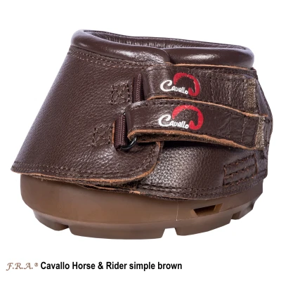 Image de F.R.A. Cavallo Horse &amp; Rider Chaussures pour Cheval Simple Regular Marron