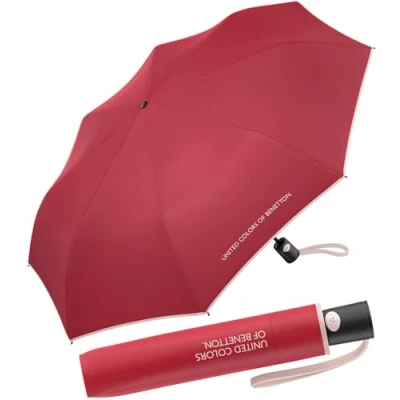 Afbeelding van Benetton Mini AC Zakparaplu, virtueel roze, 95 cm, roze