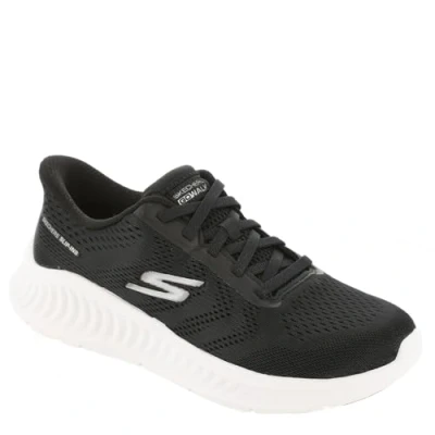 Afbeelding van Skechers GO WALK NOW Sneakers laag, Dames, Maat: 42, Black/white Textiel
