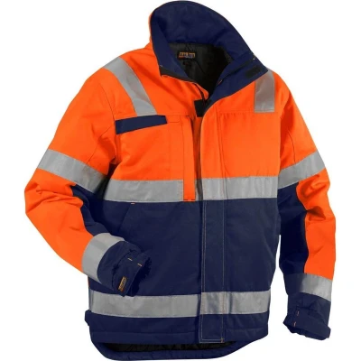 Afbeelding van Blåkläder Winterjas High Vis Mt Xl Oranje/marineblauw
