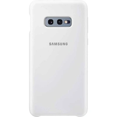 Afbeelding van Samsung silicone cover wit voor Galaxy S10e