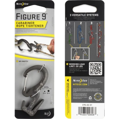 Afbeelding van NITE Ize NI C9S 02 01 Karabijn Figure9 Small 69 mm x 34 8 1 stuk(s)