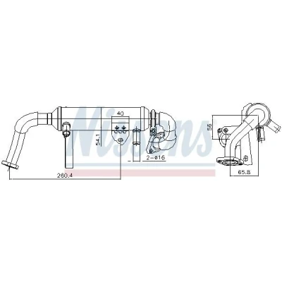 Afbeelding van Nissens EGR koeler 989482