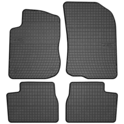 Afbeelding van M MOTOS Rubberen vloermatten voor Peugeot 208 I 2012 2019 Verbeter je reiscomfort met de zwarte antislip mat auto en automat alle weersomstandigheden, bescherming tegen vuil