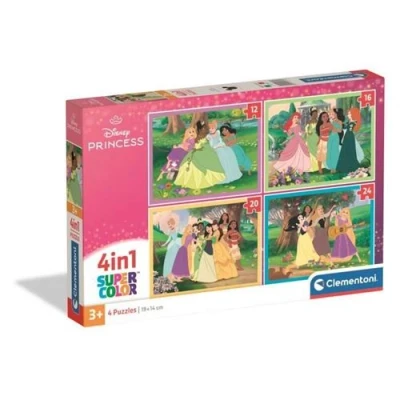 Image de Puzzle 4 en 1 Disney Princess