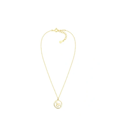 Afbeelding van SOFIA MILANI Dameshalsketting van 925 zilver met hanger in de vorm een paardencirkel, Edelmetaal