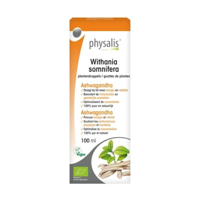Afbeelding van Physalis Withania Somnifera Bio Plantendruppels 100 ml