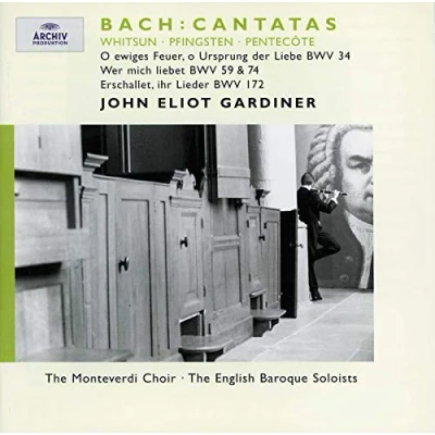 Afbeelding van Bach: Cantatas for Whitsun / Gardiner, Monteverdi Choir et al