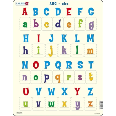 Afbeelding van Larsen Legpuzzel Maxi Het Alfabet Junior Karton 26 Stukjes