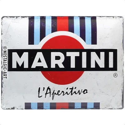 Afbeelding van Wandbord Martini Logo 30x40cm