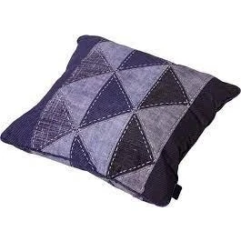 Afbeelding van Madison sierkussen 50x50 cm Triangle blue