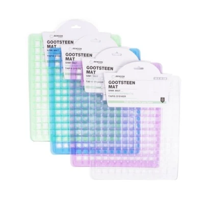 Afbeelding van Benson Gootsteenmat Transparant Vierkant 28 x 25 cm