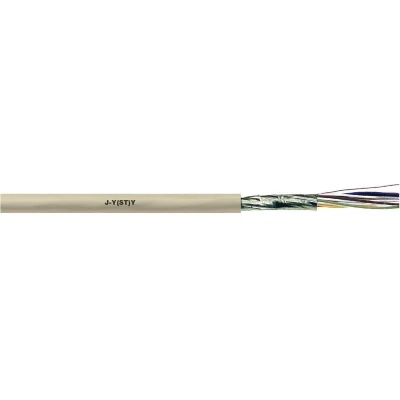 Afbeelding van LAPP 1591501 100 Telefoonkabel J Y(ST)Y 2 x 0.80 mm Grijs m