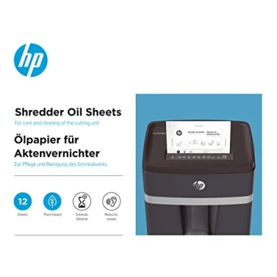 Afbeelding van HP geolied papier DIN A5 formaat 12 Vellen Plantaardig smeermiddel voor papierversnipperaar