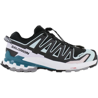Afbeelding van Salomon XA PRO 3D V9 GTX Outdoorschoenen, Dames, Maat: 36 2/3, Black/bleached aqua/harbour blue Kunststof/ textiel