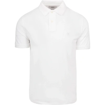 Afbeelding van King Essentials The Rene Poloshirt Wit maat M heren met Modern fit Pasvorm Katoen Suitable Herenkleding