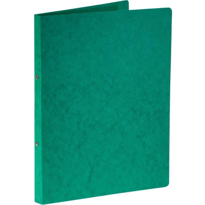 Afbeelding van Bronyl Ringmap, Voor Ft A4, Uit Glanskarton, 2 Ringen Van 16 Mm, Groen Ringmap
