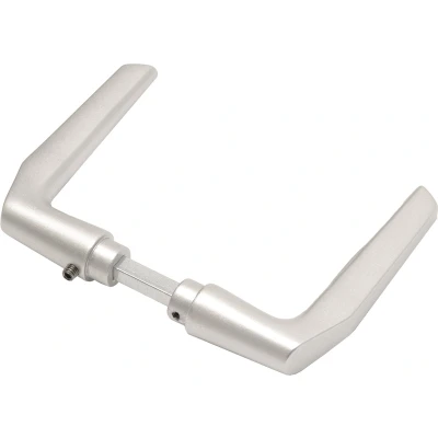 Afbeelding van Wovar Deurklink duimmodel Aluminium Per set Deurkruk
