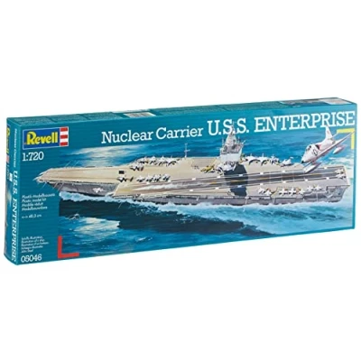 Afbeelding van 1:720 Revell 05046 Nuclear Carrier U.S.S. Enterprise Plastic Modelbouwpakket