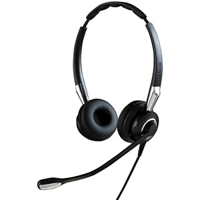 Afbeelding van Jabra Biz 2400 II QD Duo UNC Headset Bedraad Hoofdband Kantoor/callcenter Zwart, Zilver