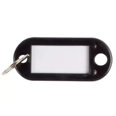Afbeelding van Q Connect sleutelhanger, pak van 10 stuks, zwart