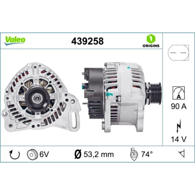 Afbeelding van Valeo Alternator/Dynamo 439258