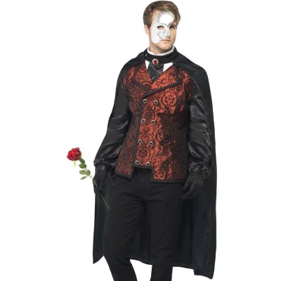 Afbeelding van Dressing Up &amp; Costumes Burlesque Showgirl Dark Opera Masquerade C