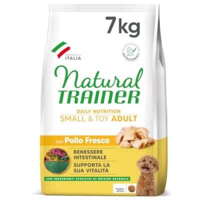 Afbeelding van Trainer Natural Mini met Kip, Rijst &amp; Aloë Vera Hondenvoer 7 kg