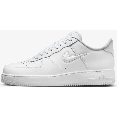 Afbeelding van Nike Air Force 1 Low Jewel Maat 44 Wit/White Sneakers Heren